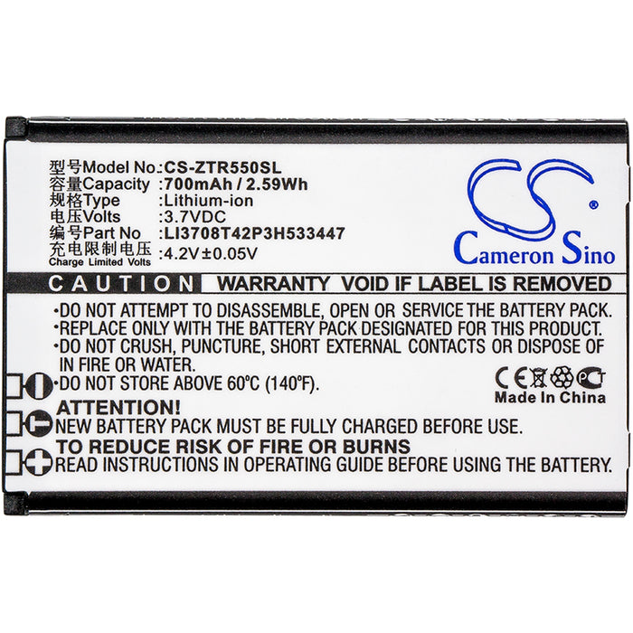 ZTE R550 Mobile Phone Replacement Battery-3