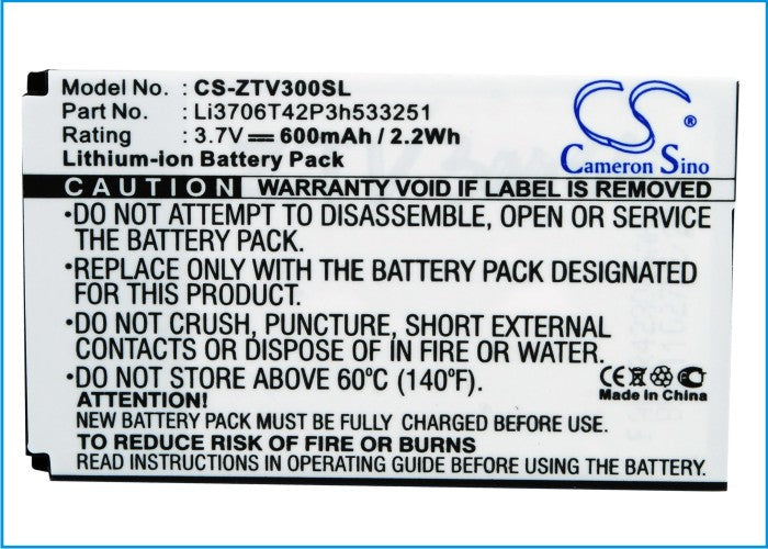 ZTE V190 V260 V270 V280 V290 V300 V617 V716 V717 Mobile Phone Replacement Battery-5