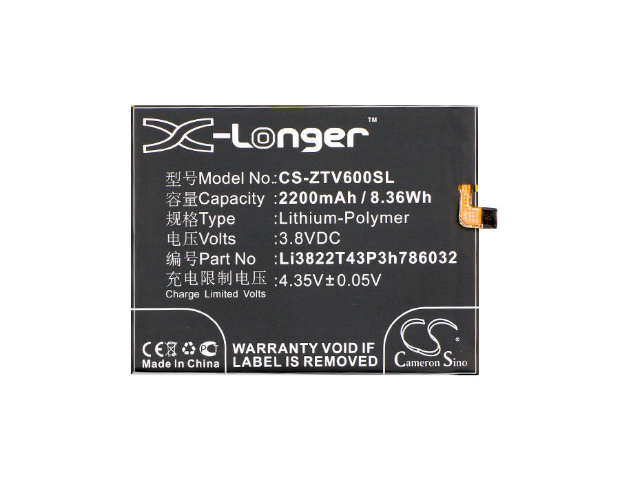 Microsoft LifeChat ZX-6000 Headphone Replacement Battery-5