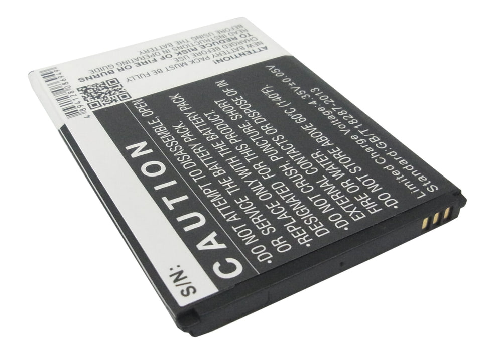ZTE Grand X Quad Grand X Quad V987 Imperial Imperial N9101 N9101 N919 N980 N9810 Smile Q Supreme U935 UX990 V 2500mAh Mobile Phone Replacement Battery-3