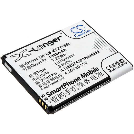 ZTE Jasper Jasper Lte Z718 Z718TL Replacement Battery-main