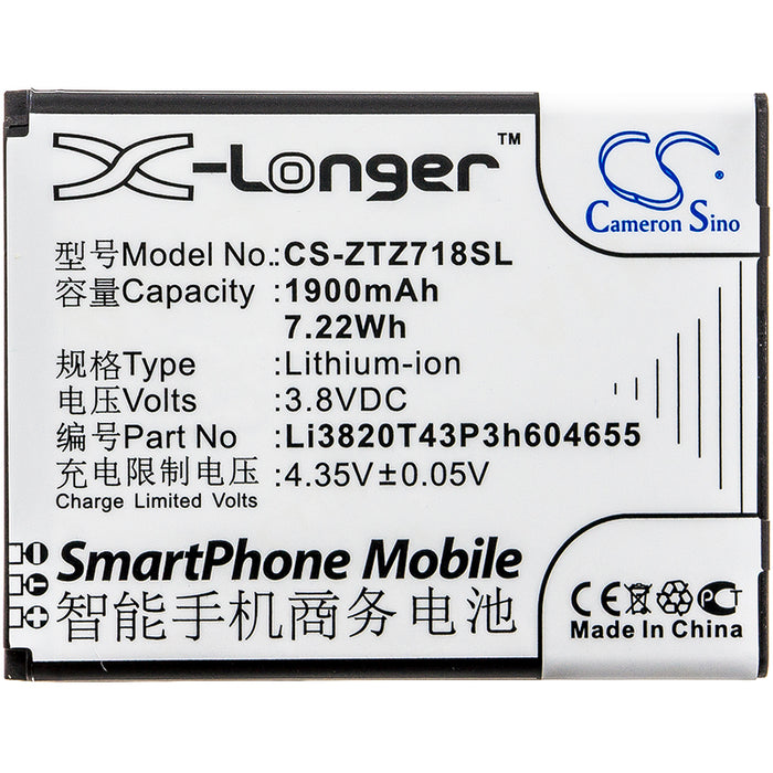 ZTE Jasper Jasper Lte Z718 Z718TL Mobile Phone Replacement Battery-3