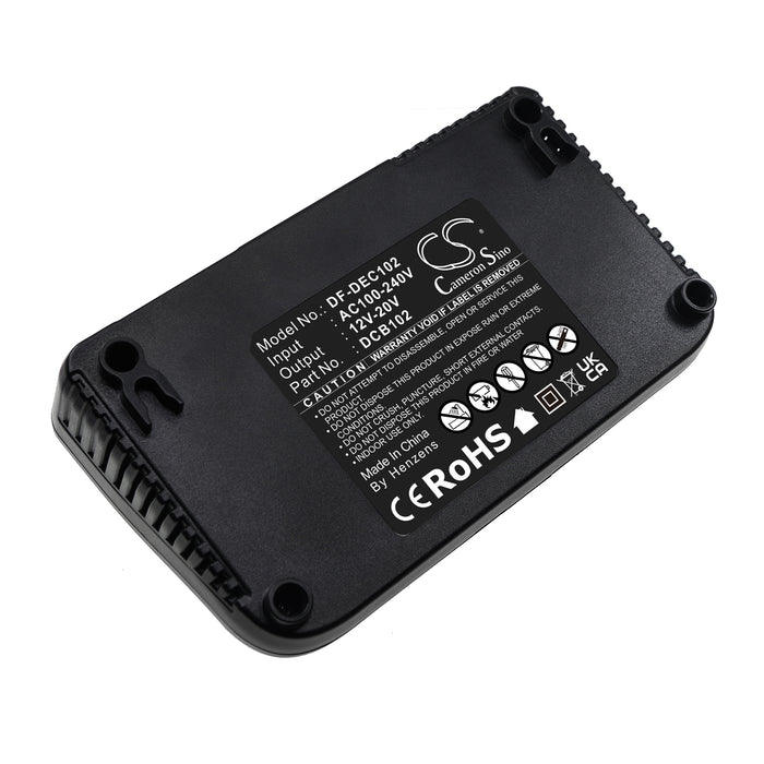 DeWalt Dual Port 120V MAX 12V MAX Li-ion 20V MAX 60V MAX CL3.C18S DCB184 DCB184-XJ DCB184-XR DCD700 DCD710 DCD7 Replacement Power Tool Battery Charger