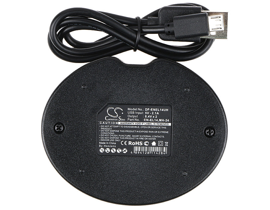 Nikon Coolpix S5 Coolpix S50 Coolpix S50C Coolpix S51 Coolpix S6 Coolpix S7 Coolpix S7c Replacement Camera Battery Charger-6