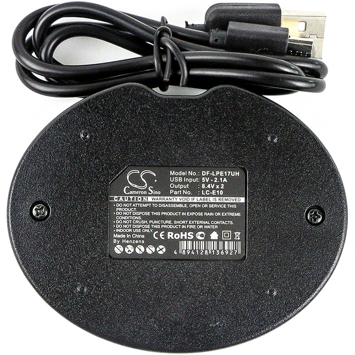 Canon LEGRIA Mini X PowerShot G1X Mark II PowerShot G1X Mark II PowerSh PowerShot N100 VIXIA Mini X Replacement Camera Battery Charger-6