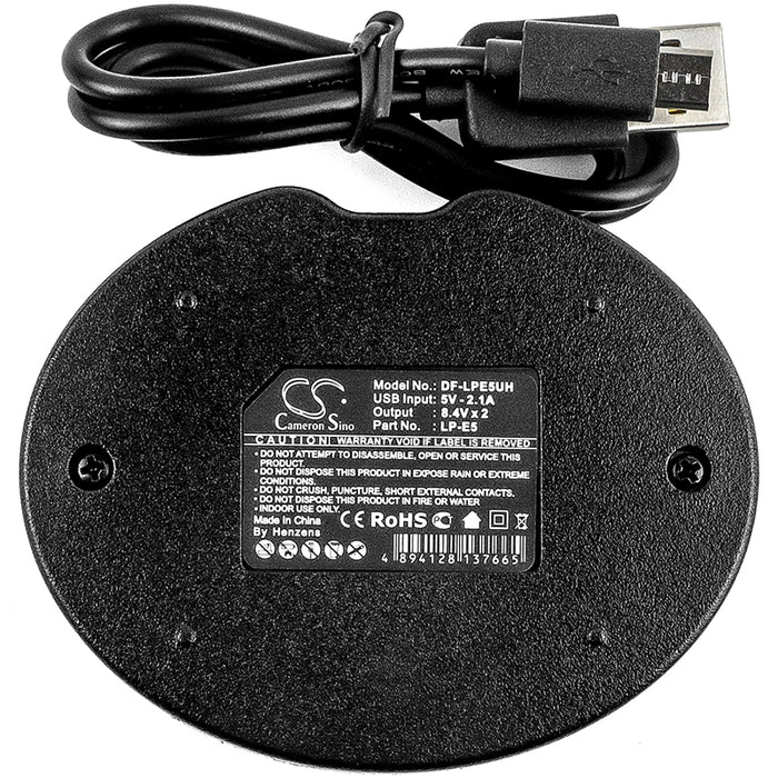 Canon EOS 100D EOS M EOS M2 EOS-M Rebel SL1 Digital Replacement Camera Battery Charger-6