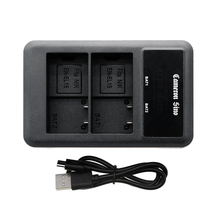 Nikon 1 V1 Coolpix D7000 Coolpix D800 D500 D600 D610 D7000 D7100 D7200 D750 D7500 D780 D800 D800E D810 D810A D850 D Replacement Camera Battery Charger