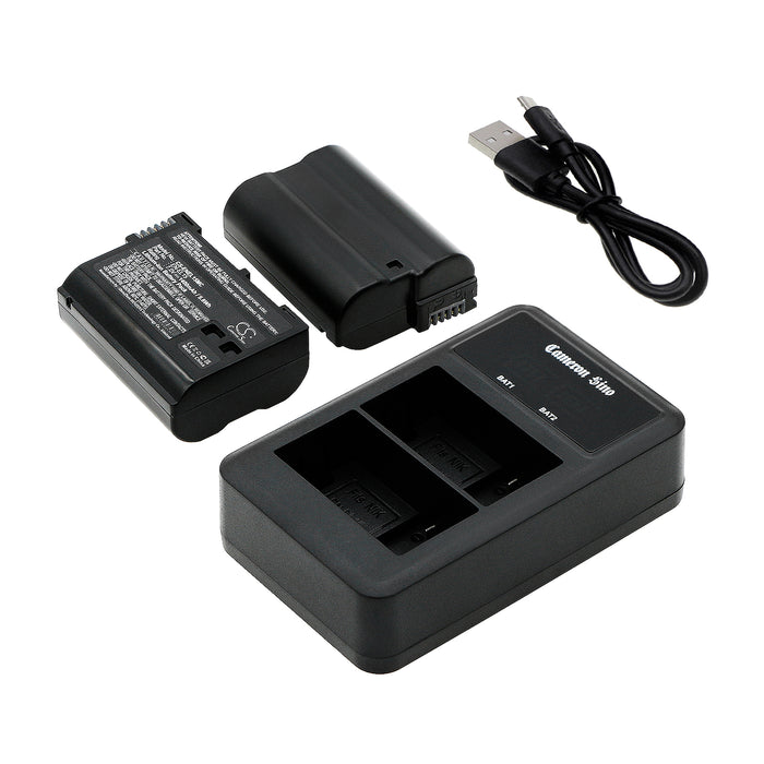 Nikon 1 V1 Coolpix D7000 Coolpix D800 D500 D600 D610 D7000 D7100 D7200 D750 D7500 D780 D800 D800E D810 D810A D850 D Replacement Camera Battery Charger