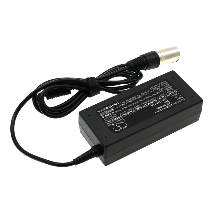Currie PHAT FLYER SE PHAT PHANTOM GT ASTEROID Replacement Mobility Scooter eBike Battery Charger