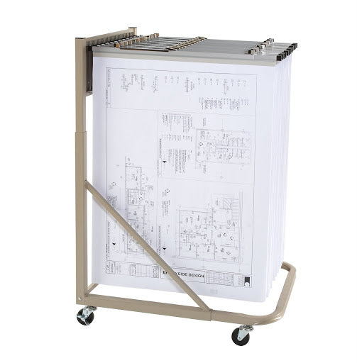 Steel Sheet File Mobile Stand for Blueprints