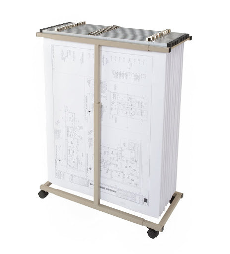 Alvin BPR059-12 Mobile Rack for Blueprints