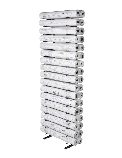 Vis-i-Rack High Capacity Rolled Blueprint Storage Rack with 16 Bins