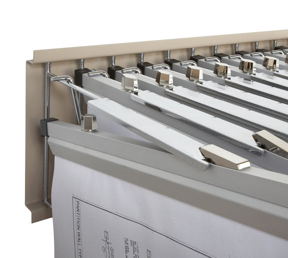 Mayline 9309H Pivot Wall Rack for Blueprints
