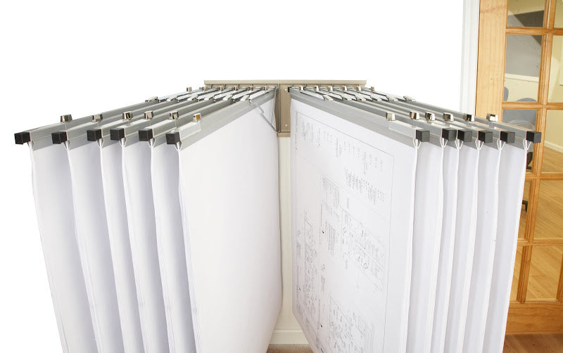Grainger 5W269 Pivot Wall Rack for Blueprints