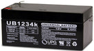 UPG 12V 3.4Ah Sealed Lead Acid - AGM - VRLA Battery - F1